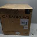 CASABREWS Ultra Espresso Machine with LCD Display, Espresso Maker with Powerful Milk Frother, Customizable Brewing Temperature, Provides Barista-Level Lattes and Cappuccinos, Gift for Men & Women