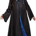 Harry Potter Robe, Official Hogwarts Wizarding World Costume Robes, Deluxe Kids Size Dress Up Accessory