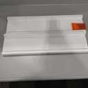 Love-KANKEI Floating Shelves Wall Mounted Set of 2, 24 Inch Wood Storage Wall Shelves for Bedroom Living Room Bathroom Kitchen Office and More White