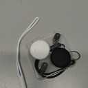 Air Tracker Tags-2 Pack for Android with Case- Bluetooth Tracker Item Finder for Key, Wallet, Pet - Works with Google Find Hub, IP66 Waterproof, Smart Tag for Android & Samsung Phones White & Black