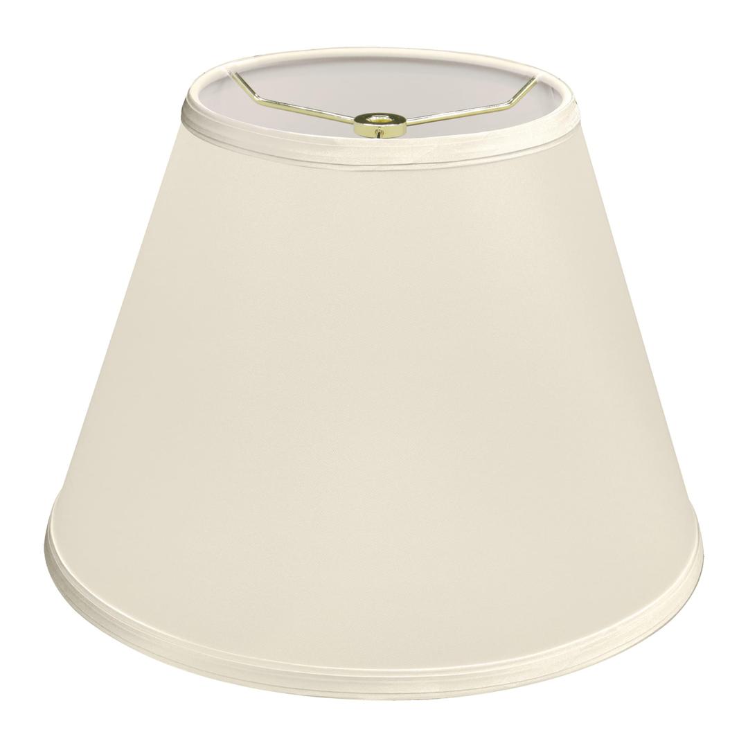 Aspen Creative 32188A Transitional Empire Shape Spider Construction Lamp Shade, White, 7" Top x 13" Bottom x 9-1/2" Slant Height