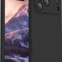 FireNova Magnetic for iPhone 17 Pro Max Case, Compatible with MagSafe, [Integrated Silicone Camera Control Button] [Camera Protection] Anti-Scratch Microfiber Lining Phone Case, 6.9", Black