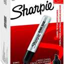 Sharpie Chisel Tip Pro Permanent Markers, King Size Black, 24-Count