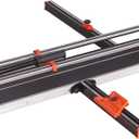 48" Double Guide Rails Manual Tile Cutting Machine Wide Aluminum Bottom Plate Ceramic Porcelain Floor Tile Cutter Heavy Duty 1200mm/120cm R2818T120