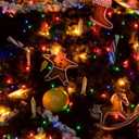 Dazzle Bright 4 Pack Solar String Lights Outdoor, Total 160FT 480LED Solar Powered Waterproof Fairy Lights 8 Modes, Silver Wire Lights for Christmas Patio Party Tree Yard Decoration (Multi Color)