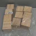 Barydat 10 Pcs 3.15 in Baby Shower Blocks to Decorate Game Large Unfinished Wooden Blocks for DIY Project Table Decor Wood Square Blank Cubes for Craft Party Decorations