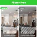 BUBO GU10 LED Bulb 6W Equivalent 50W, 4000K Cool White 650 Lumens, Non-Dimmable GU10 Bulb Replacement for Track Lighting, MR16 LED Bulb for Kitchen, Range Hood, Living Room, Bedroom, 6 Pack