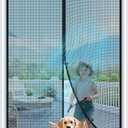MAGZO Magnetic Screen Door Fit Door Size 30 x 80 Inch, Screen Size 32" x 81" Sturdy Magnet Middle Opening Screen Mesh