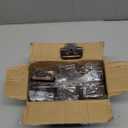 Donanim Oil Rubbed Bronze Kitchen Cabinet Hinges, 1/2" Overlay Partial Wrap Self Closing Cabinet Door Hinge, 60 Pack 30 Pairs Semi Hidden Cabinet Hinge Hardware for Cabinet Doors