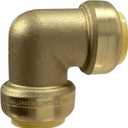 1 Piece XFITTING 1" Push Fit Elbow, Push to Connect, Certified to NSF ANSI61, for Copper, Pex, CPVC