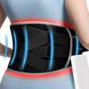 Cordless Heating Pad for Back Pain Relief: 7000mAh Lower Back Massager with 6 Heat 6 Vibration, Portable Heating Pad for Cramps, Birthday Gifts for Women Men Mom Dad (Large)