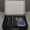 Cupluw Cupping Set, 24 Cups Cupping Kit for Massage Therapy, Chinese Cupping Therapy Set with Magnetics, Professional Vacuum Cupping Set for Cellulite Reduction Muscle Pain Relief with Manual Pump