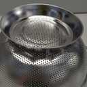 Colander Stainless Steel 3-Quart, Strainer for Kitchen Food, Dishwasher Safe