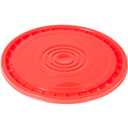 Meranti Reusable Easy Peel 3.5, 5, 6, and 7 Gallon Bucket Lid | Food Grade | Red