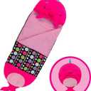 Happy Nappers Pillow & Sleepy Sack- Comfy, Cozy, Compact, Super Soft, Warm, All Season, Sleeping Bag with Pillow- Narwhal (Medium- 54 x 20)