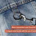 Dog Jean Jacket Pet Blue Denim Coat for Puppy Small Dogs Fashion Classic Overalls Girl Male Boy Cat Costumes Vintage Washed Vest Clothes Outfit Shirts (Blue, Medium)