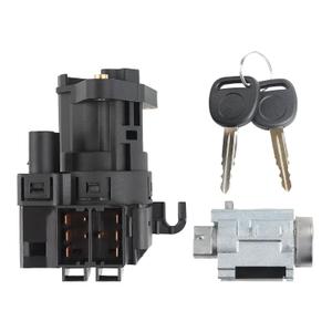 WMPHE Ignition Switch Lock Cylinder with 2 Keys Compatible with 2000-2005 Chevy Impala Chevy Monte,1997-2003 Chevy Malibu,2004-2005 Chevy Classic,Replace OE 12458191,22599340