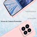 for Xiaomi 14 Pro Case Shockproof Pink Xiaomi 14 Pro Phone Case Aesthetic Thin Hard PC Protective Case for Women Men Cover with Ultimate Delicate Touch Feeling (Pink)