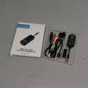 Premium Pro Bluetooth 5.4 Transmitter Receiver,Airplane Audio Adapter,Wireless Transmitter for TV/Travel Flight,Airline,Gym.Compatible with 2 AirPods/Headphones,Bluetooth Receiver for Car/Home Stereo (Black)