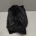 RONGTAI Womens Robes Plush Fleece Hooded Bathrobe Thick Nightgown with Pockets Fluffy Sleepwear S