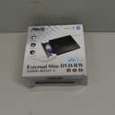 ASUS LITE Portable USB 2.0 Slim 8X DVD/Burner +/- Rewriter External Drive, Compatible with Both Mac & Windows, Black (SDRW-08D2S-U/BLK/G/AS)