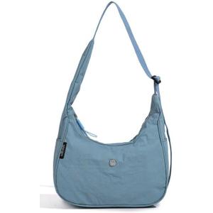 Nylon Crossbody Bag for Women Waterproof Dumpling Purse Casual Shoulder Bag Trendy Hobo Handbag 2026 Lightweight Tote
