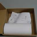 White Linen Small Drum Lampshade, 8.66" Top x 8.66" Bottom x 7.87" High Lamp Shade, Lamp Shade Replacement for Table and Floor Lamps, Pendant LightHandcrafted LampshadeEasy Assembly