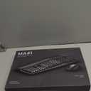 Ergonomic Wireless Keyboard and Mouse Combo, 30dB Quiet Full Size Keyboard Set with Wave Keys & Soft Palm Rest, Dual-System Switch for Windows/ Mac, Ideal for Business Teams Home Office—Sablute
(Black)