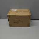 VCUTEKA Small Ceramic Christmas Tree Hand-Painted Vintage Tabletop Christmas Tree Holiday Decoration with Multi-Color Lights Green Xmas Trees Snowmen 8.75inch