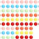12mm Game Replacement Balls,84pcs Acrylic Balls for Board Game,Rainbow Bead,Color Sorting Toy,Marble Games(6 Colors)