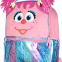 Sesame Street Abby Cadabby Girls Kids School Backpack 17" Cute Book Bag with Padded Adjustable Straps