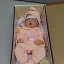 BABESIDE 12 Inch Lifelike Reborn Baby Dolls Vinyl Full Body, Soft Realistic Baby Doll Sweet Sleeping Preemie Real Life Baby Dolls Easy to Hold with Accessories Gift Set for Kids Age 3+ (Orange)