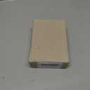 QCAA Flag Three Leaf 3-1/2" Bifold Shutter Hinge for Non-Mortise Cabinet Hardware, White, Made in Taiwan, 24 Pack