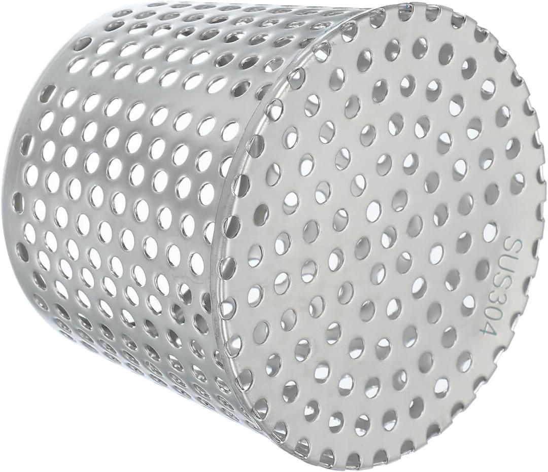 PATIKIL Gutter Guard Filter 4.3"-3.5", PVC Termination Cap Mesh Screen Roof Vent Cover Stainless Steel Conical Exhaust Pipe Cover Downspout Guard Filter Strainer for Downspout