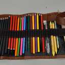 Heshengping, 41pcs Sketching Pencil Set Drawing Sketch Kit Graphite Charcoal Watercolor Pencils Blending Stumps 50page sketchbook, coloring book, Beginners Artist Teens and Adults