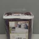 Superior Metro 100% Cotton Blanket, Perfect for Bedroom, Living Room, Couch, Picnics, Travel, Beach, or Camping, Comfy Blanket, Bedroom Decor, Essentials, Zig-Zag Cover for Bed, King, Plum