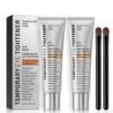 Perfection Eye Tightening Cream with Precision Brush 2PCS Instant Firming & Lifting Eye Cream for Wrinkles, Puffiness & Fine Lines Cooling Applicator for Smooth, Youthful Eyes