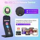 Portable Photo Booth Machine for iPad 12.9in 11in 10.9in 10.2in with Software APP Control Lights/Photo/Sharing, Removable for Cloth Pouch, Silkscreen,Honeycomb Case