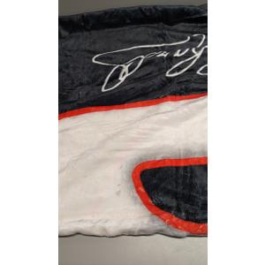 Super Soft Flannel Throw Blanket Non-Shedding Fluffy Cozy Fuzzy Throws Blankets Gifts for Men Women Home Decor Accessories 50"X40" (Black)