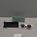 AI Smart Glasses with Camera,8MP 2K HD Camera Glasses,AI Voice Control,Photo Recognition and Translation,Smart Sunglasses with Bluetooth Call,IP67 Waterproof for Driving,Outdoor,Men,Women,+2 Lenses.