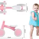 SEREED Baby Balance Bike for 1 Year Old Boys Girls 12-24 Month Toddler Balance Bike, 4 Wheels Toddler First Bike, First Birthday Gifts