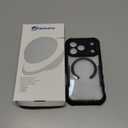 CENHUFO Magnetic Privacy for iPhone 17 Pro Case [Compatible with Magsafe] Full Body Phone Case Built-in 9H Tempered Glass Privacy Screen Protector, Camera Protection Shockproof Bumper Cover -Black