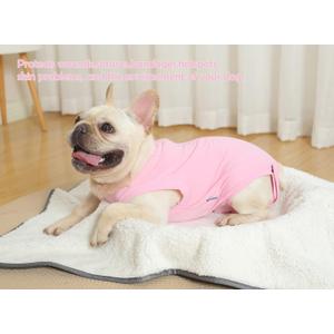 Dog Surgery Recovery Suit - After Spay, Abdominal Wounds Post Surgical Recovery, Anti Licking Breathable Dog Onesies for Small, Medium & Large Pet, Alternative Bandages Cone E-Collar (XL (Back length: 19.7")