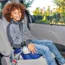 Diono Solana, No Latch, Single Backless Booster Car Seat, Lightweight, Machine Washable Covers, Cup Holders, Blue