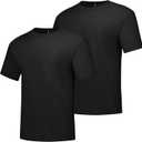 Hanes Size Men's Beefy Short Sleeve Tee Value Pack (2-Pack), Black, 4X-Large/ Tall