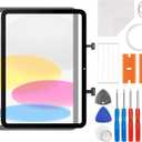 New Touch Screen Digitizer Glass Replacement for iPad 10 (10th Generation 2022) A2696 A2757 A2777 for iPad 10th Gen 10.9-Inch Screen Replacement Digitizer Glass Touch with Repair Sets-NO LCD