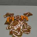 Chunyin 40 Pcs Football Iron on Patches Chenille Embroidered Sports Game Day Self Adhesive Applique Sew DIY Iron on Letter Number Patches for Clothing Repair Hat Jeans Pants Backpacks Bowl Party Gift