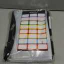 12pcs Mesh Zipper Pouch Bags, A5 Storage Bag for Organizing, File Bags for Office, Board Games and Home Supplies (69, Black)