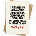 3 x Funny Valentines Day Gifts for Him Her, Valentines Card for Men Women, Romantic Anniversary Card