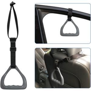 Car Handle for Elderly Assist Car Door Cane Seniors Handicap to Get Out of Auto Vehicle Portable Transfer Support Grab Bar Automotive Disabled Safety Standing Aid Adjustable Seat Headrest Helper, 1 Pack